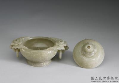 图片[3]-Jade incense burner, mid to late Qing dynasty-China Archive